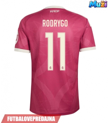 Lacne Muži Futbalové dres Real Madrid Rodrygo Goes #11 2026-27 Krátky Rukáv - Tretina